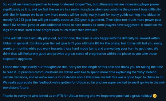 WLK懷舊服：奧杜爾232-252裝等是如何設置的