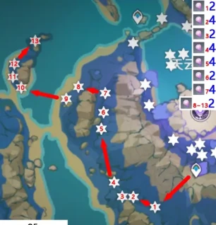 原神天雲草實176個詳細位置