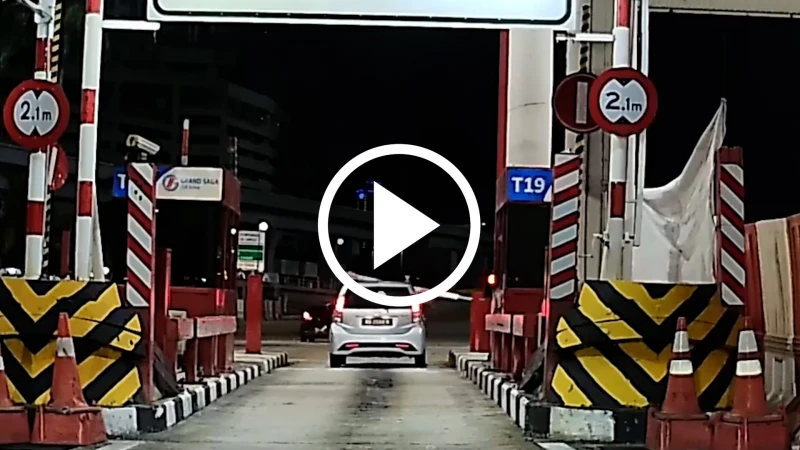 大馬RFID又失靈  邁威司機直撞欄通關