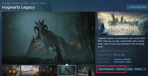 《霍格沃茨之遺》被玩家打上二戰等標籤 抗議JK羅琳