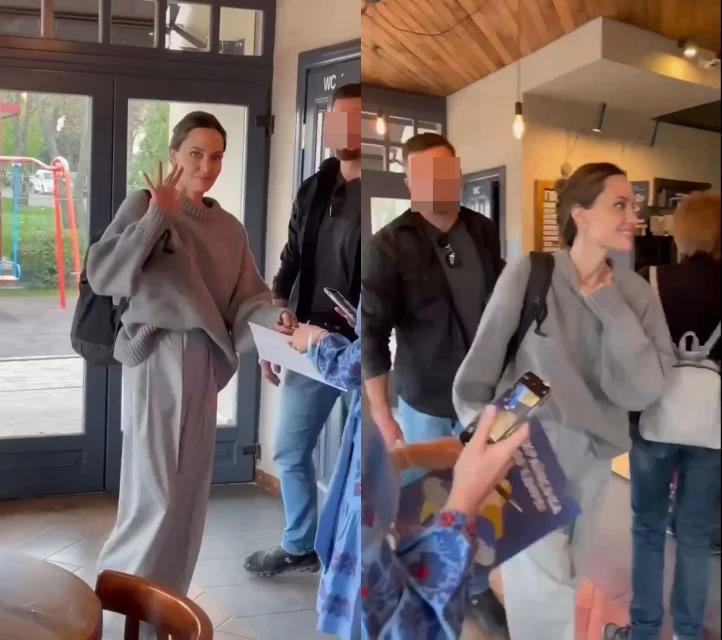 突訪烏克蘭　安潔莉娜裘莉與難民兒童會面