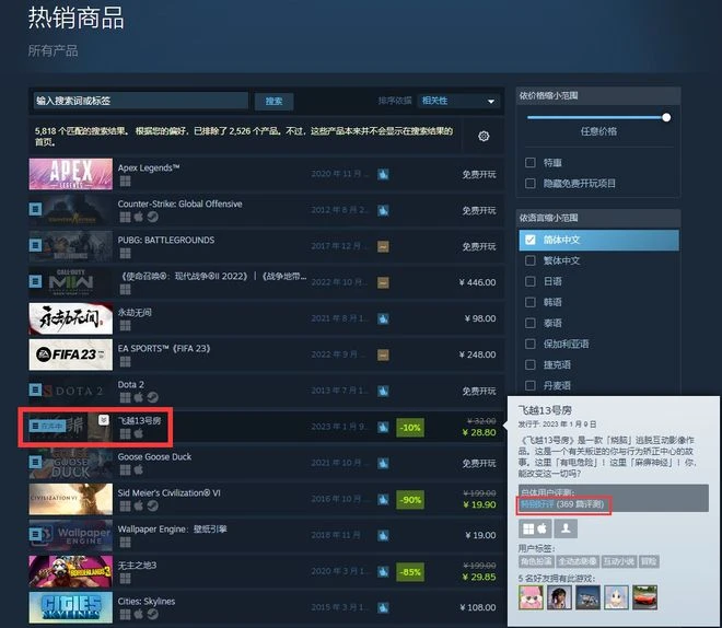 《飛越13號房》遊民試玩 牢籠中的勾心鬥角