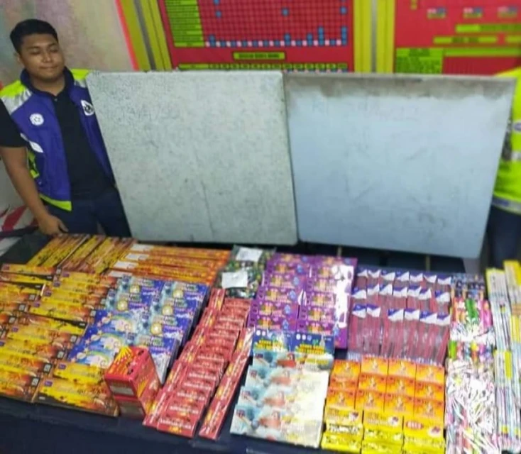 非法銷售鞭炮遭取締 巫男扣留所過開齋節