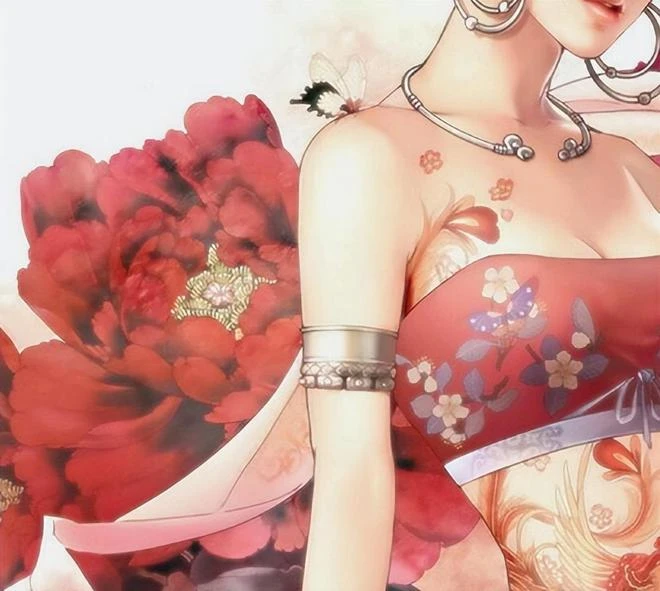 清純妹子咋就不可描述了？抹胸配上桃色紋身，玩家直呼不能停