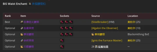 WLK懷舊服：邪DK最新P2階段BIS裝備推薦