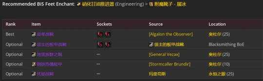 WLK懷舊服：邪DK最新P2階段BIS裝備推薦