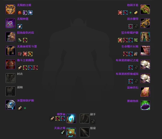 WLK懷舊服：射擊獵人P2階段BIS裝備推薦