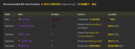 WLK懷舊服：敏銳賊P2階段BIS裝備推薦