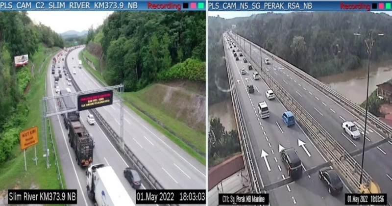 萬撓北上至務邊塞車 今午出現150公里車龍