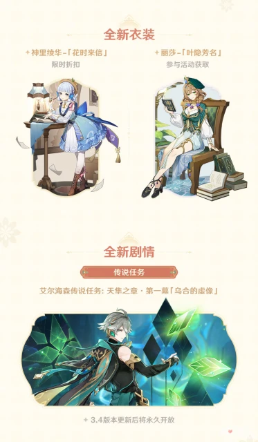 《原神》3.4預下載時間介紹