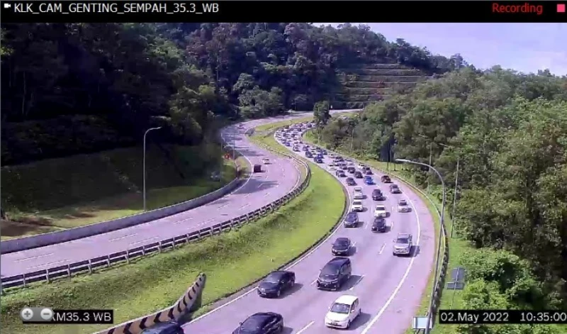 北馬大道交通流量今早開始舒緩