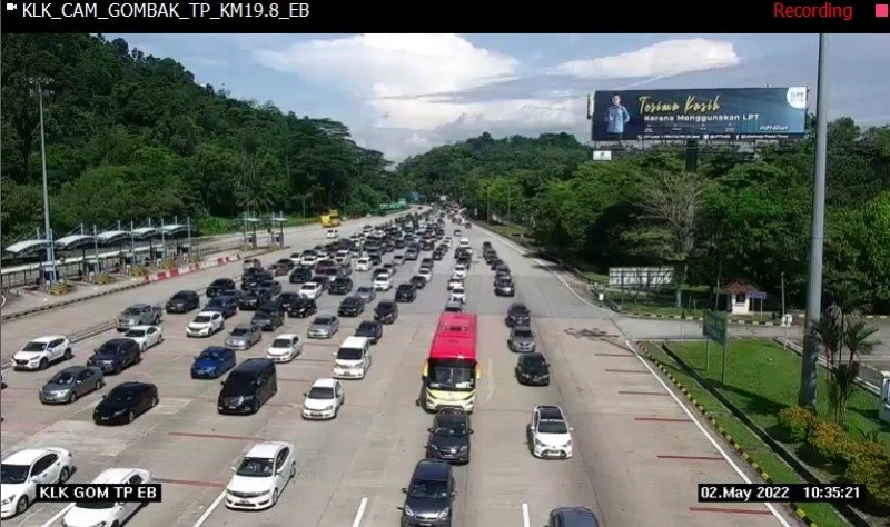 北馬大道交通流量今早開始舒緩