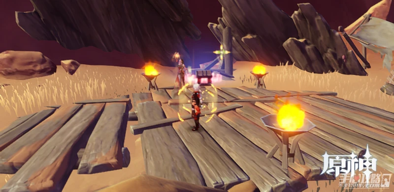 《原神》折脛谷華麗的寶箱位置