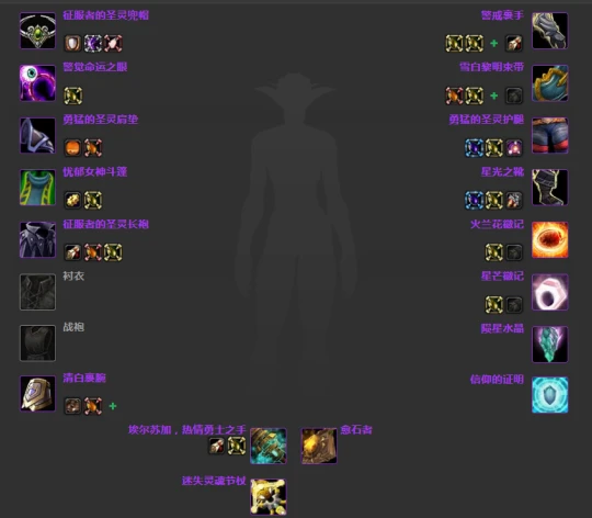 WLK懷舊服：神聖牧師P2階段BIS裝備推薦