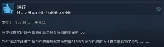 《P3攜帶版》Steam多半好評：你最好是在做重製版！