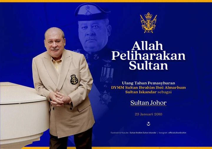 柔蘇丹將出任國家元首　面書上發文回憶過去點滴