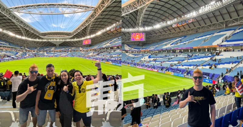 【獨家】賣摩哆到場見證大馬足球隊創歷史　華青激動表情被拍遭網民熱烈關注