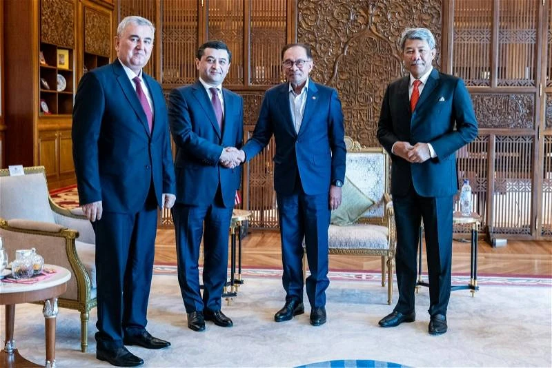 安華今接見烏茲別克外長　談區域課題加強雙邊合作