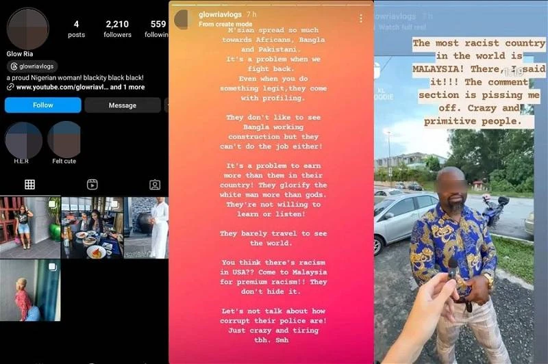 崇拜白人歧視外勞　非洲博主：大馬是超級種族主義國家