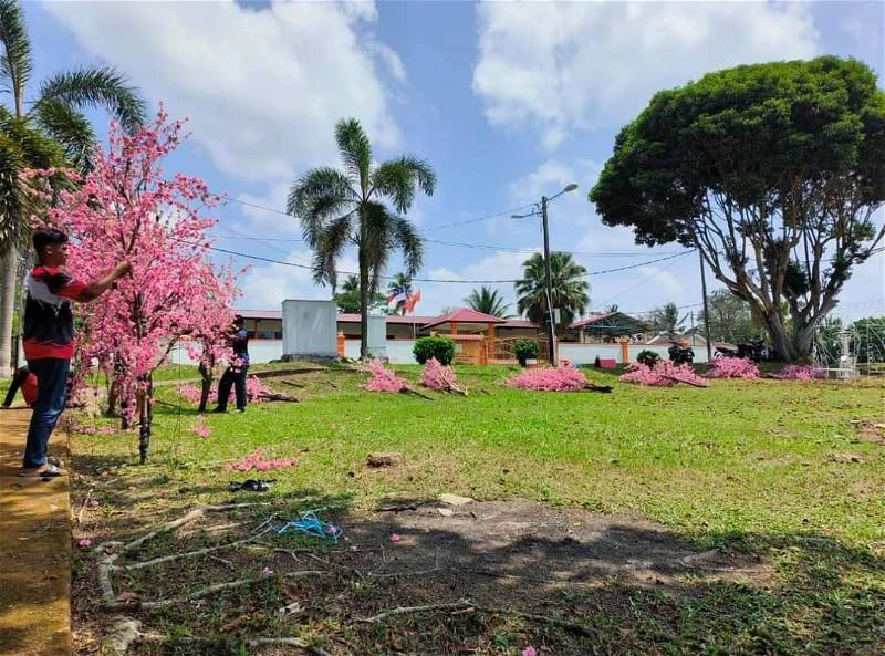 華巫文化融合之美　馬來同胞向新村借梅花迎開齋節