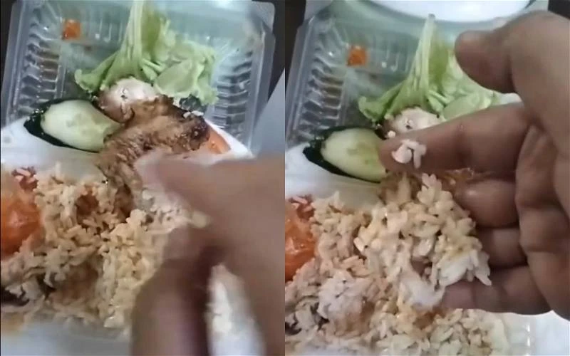 齋戒月市集買到發餿雞飯　女顧客：沒誠意就不要做生意