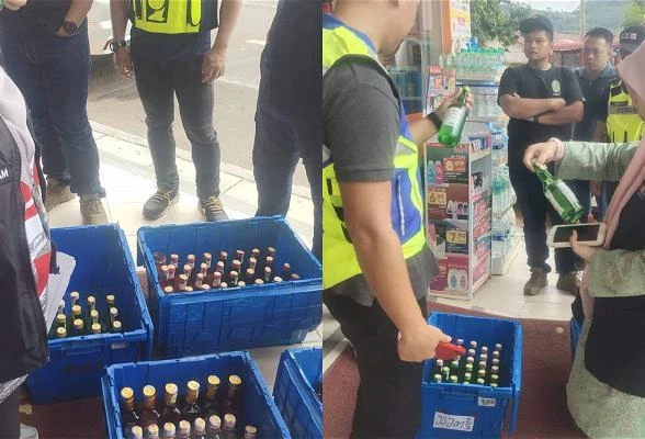 利民達KK超市無牌售酒　當局充公196瓶烈酒