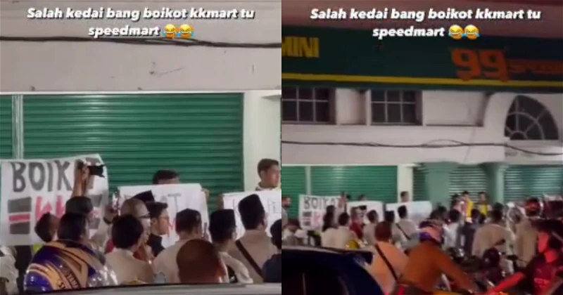 【KK襪子風波】抗議者擺烏龍　錯將99超市看成KK超市