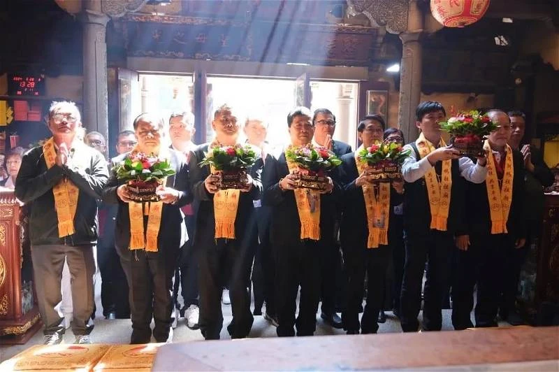 林氏宗親會與獅城友會　組團赴湄洲島謁祖進香