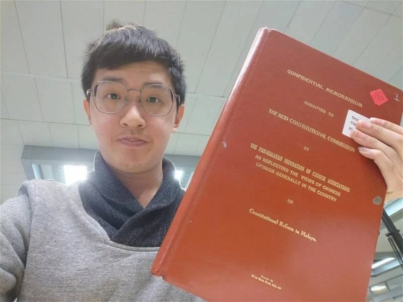 【羊兄解密】大馬劍橋博士生陳子揚：1956年華社備忘錄「沒丟進垃圾桶」