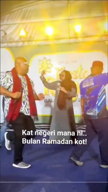 阿茲敏胞弟現身跳舞　嘉年華喊停商販受累