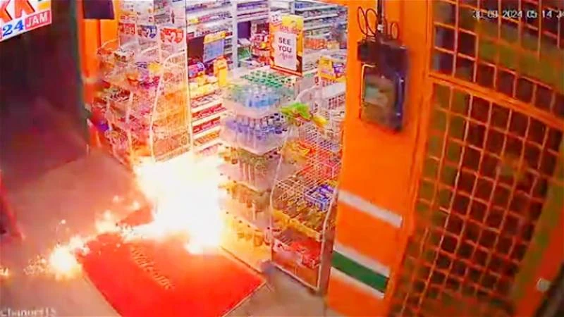 關丹KK便利商店遭拋汽油彈 警方:調查證實僅一人涉案