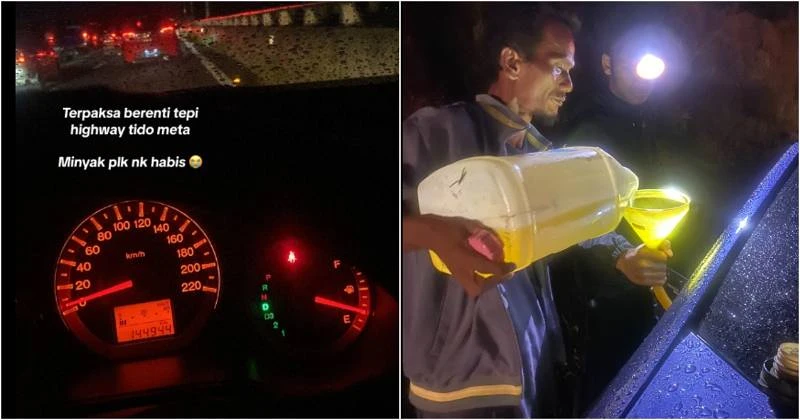 女子開齋節返鄉塞車23小時　天氣熱偏頭疼油箱還差點見底