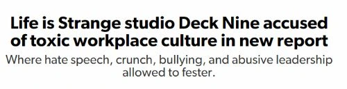 《奇異人生》開發商被指控：辦公室騷擾、高層不作為