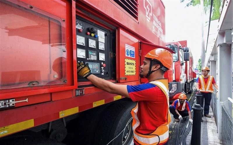 避免丹州開齋節電供突中斷 國能88台發電機隨時候命