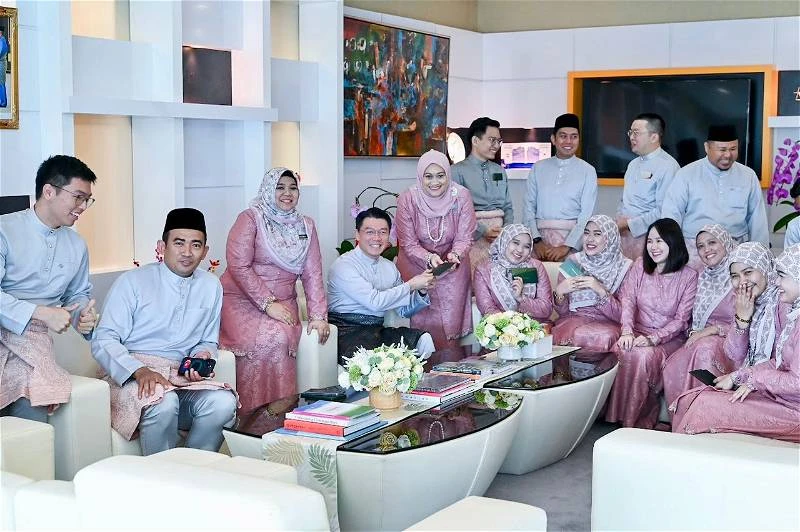 房地部大樓換裝慶開齋節 倪可敏:多元團結乃大馬珍貴資產