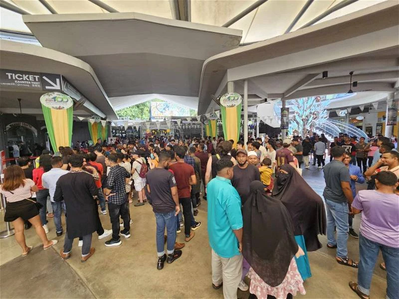 開齋節首日喬治市交通順暢 商家:第三天才會見人潮