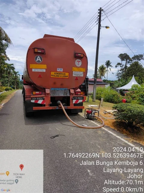 武吉柏邁300戶家庭佳節無預警斷水　斯里麻坡甘榜斷水6天