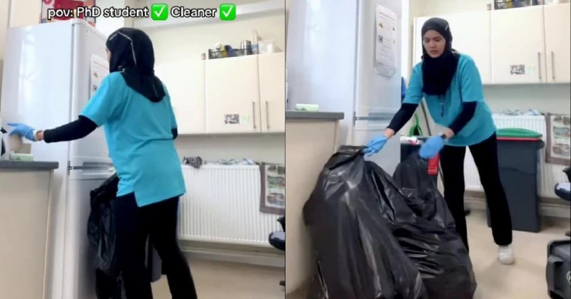 在英國攻讀博士兼職清潔工 大馬女生:這是一崇高的工作