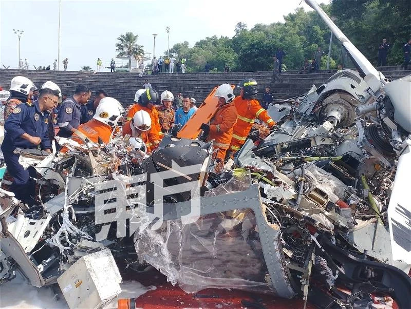 大馬皇家海軍建軍日彩排 2直升機墜毀10人罹難