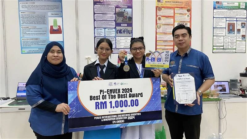 把廢食用油提煉成墨水 2中四生獲「至高殊榮獎」