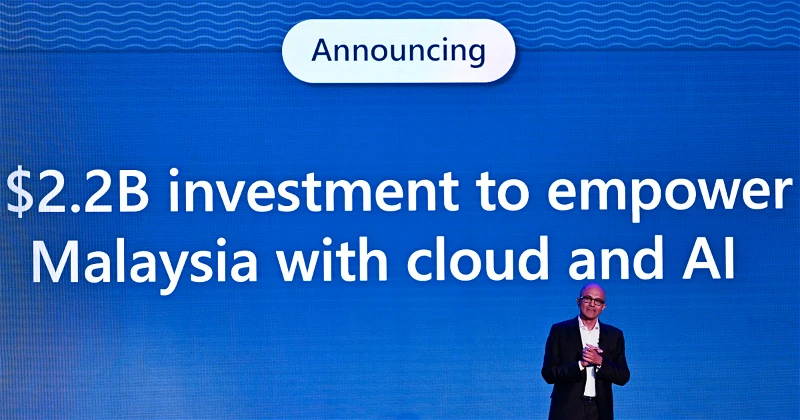 微軟投資大馬22億美元　助發展AI和雲端運算