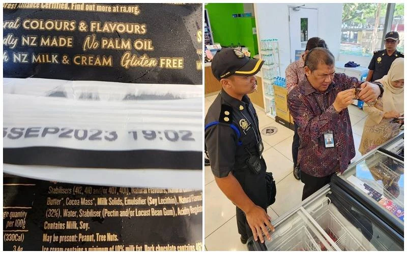 便利店賣「無棕油」冰淇淋　900令吉商品被內貿部沒收
