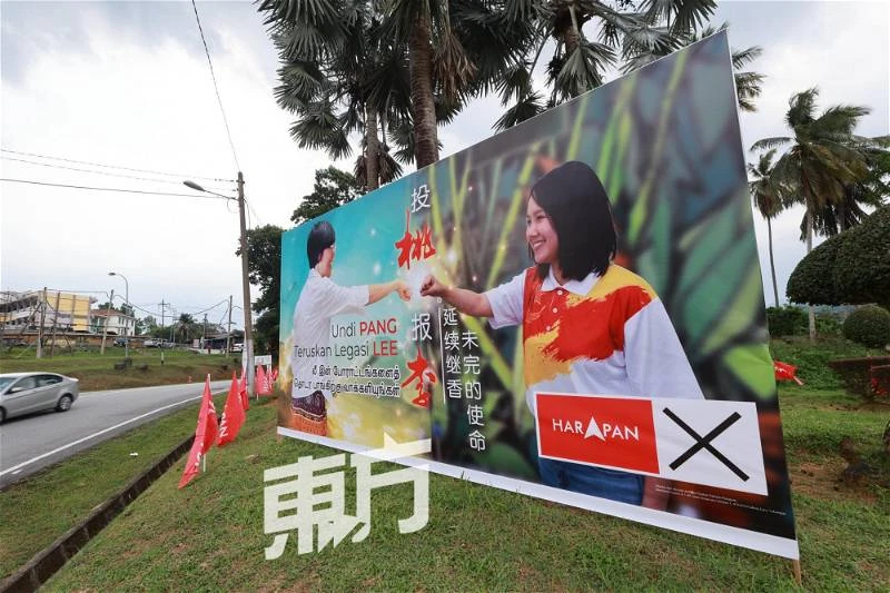【新古毛補選】大街設創意競選廣告板 希盟吁選民「投桃報李」!