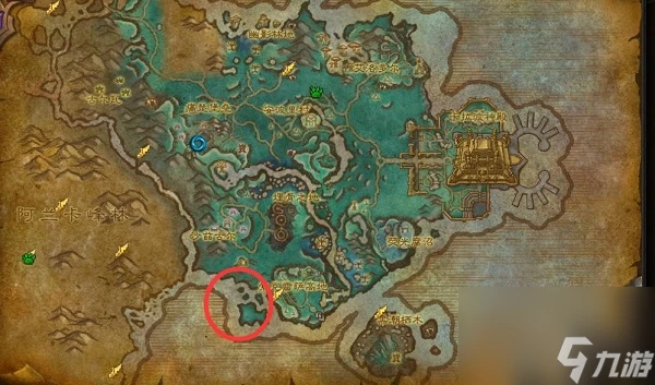 魔獸世界影月谷暗影島在哪裡