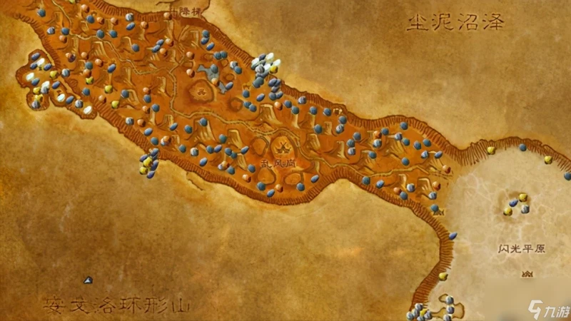 魔獸世界千針石林礦石分布圖-採礦練級攻略 已採納