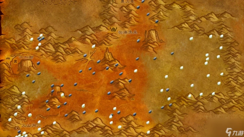 魔獸世界千針石林礦石分布圖-採礦練級攻略 已採納