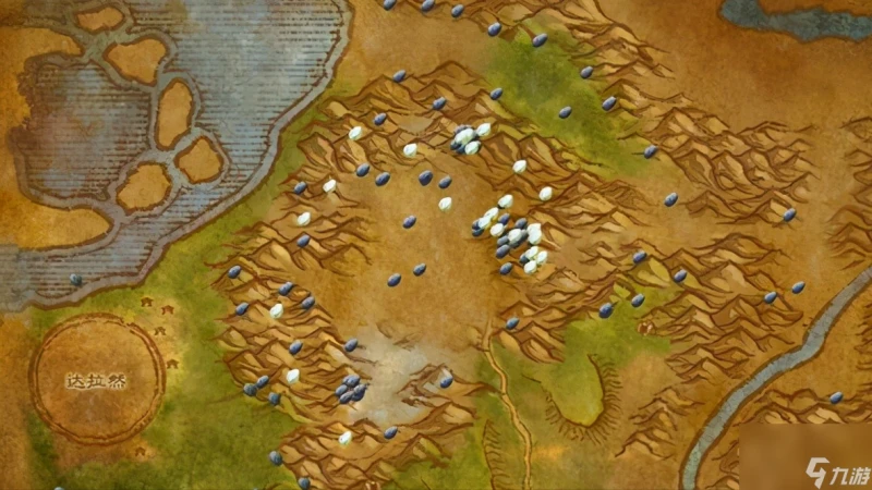 魔獸世界千針石林礦石分布圖-採礦練級攻略 已採納