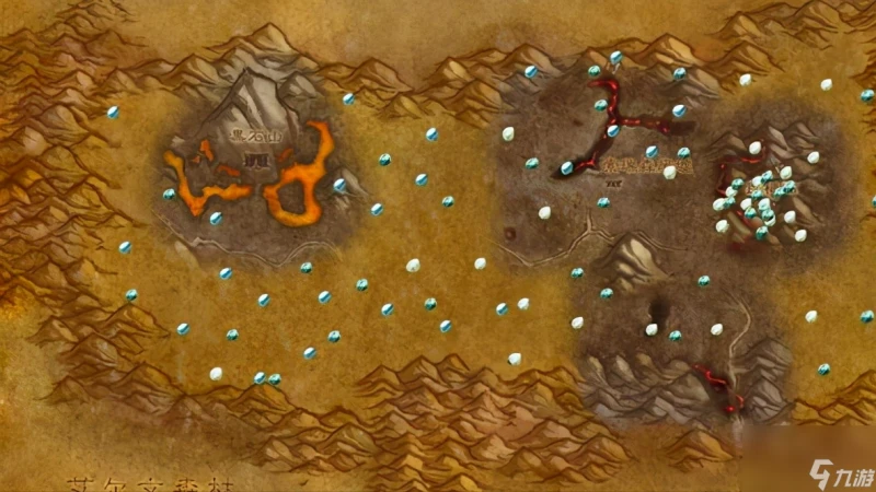 魔獸世界千針石林礦石分布圖-採礦練級攻略 已採納