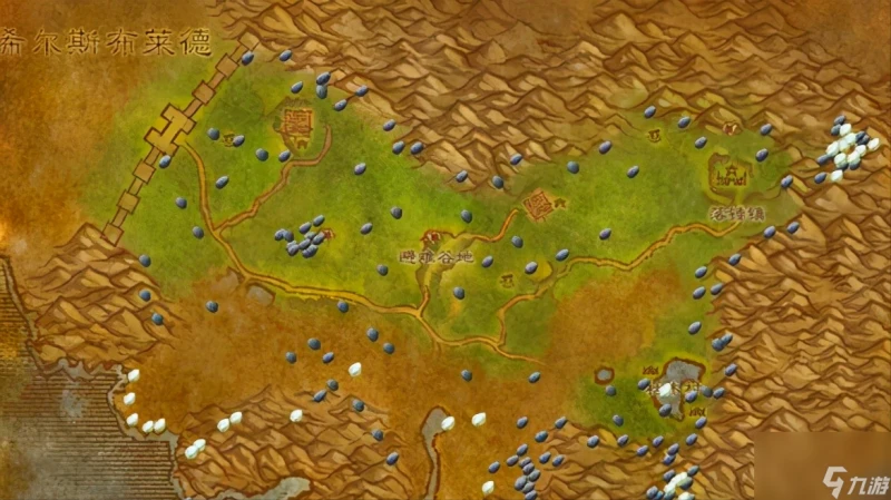 魔獸世界千針石林礦石分布圖-採礦練級攻略 已採納