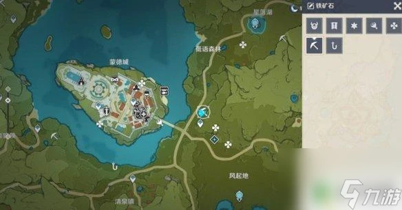 鐵礦石原神 原神鐵礦石分布圖